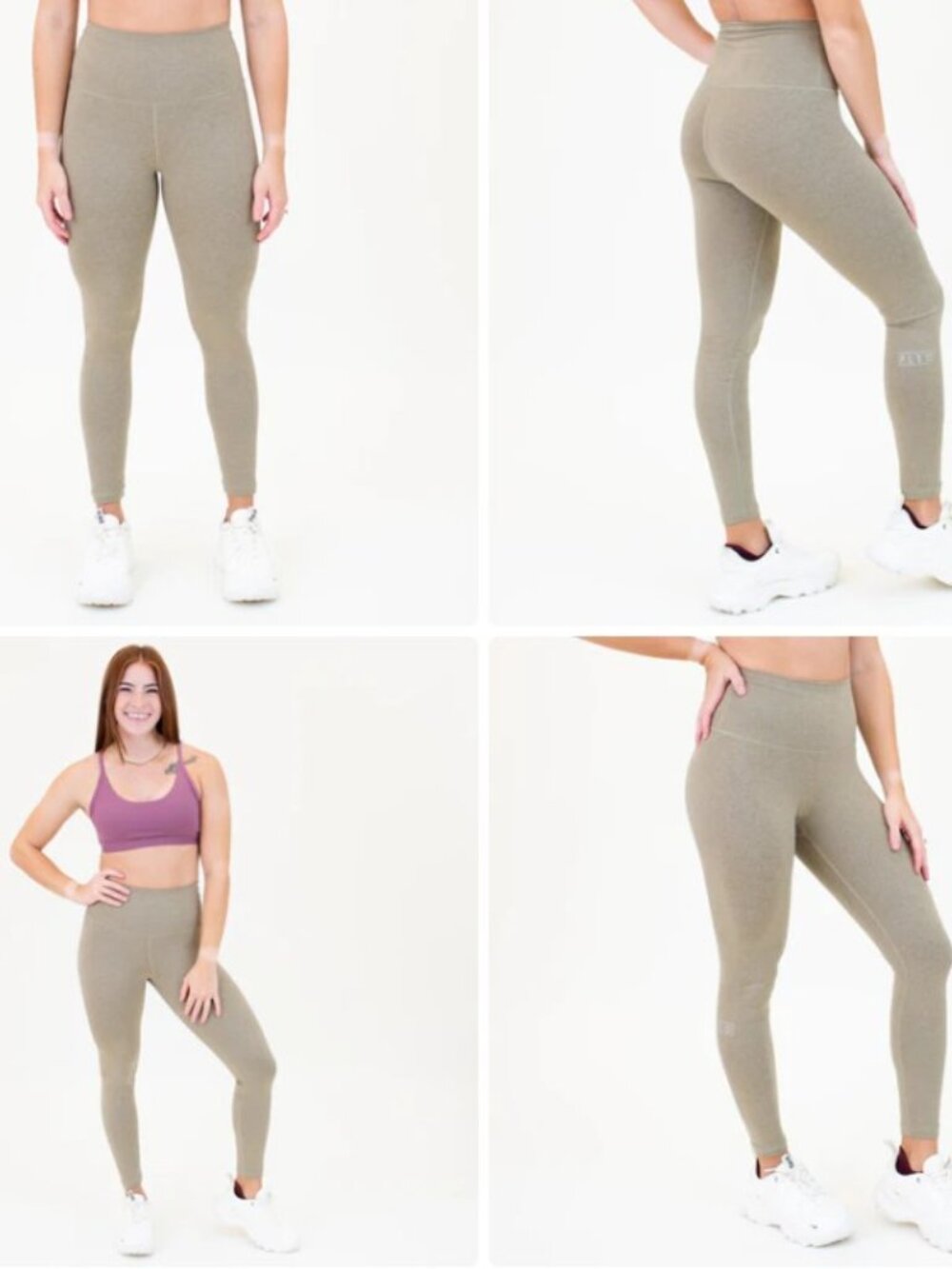 FLEO El Toro  High-Waist Leggings - Taupe